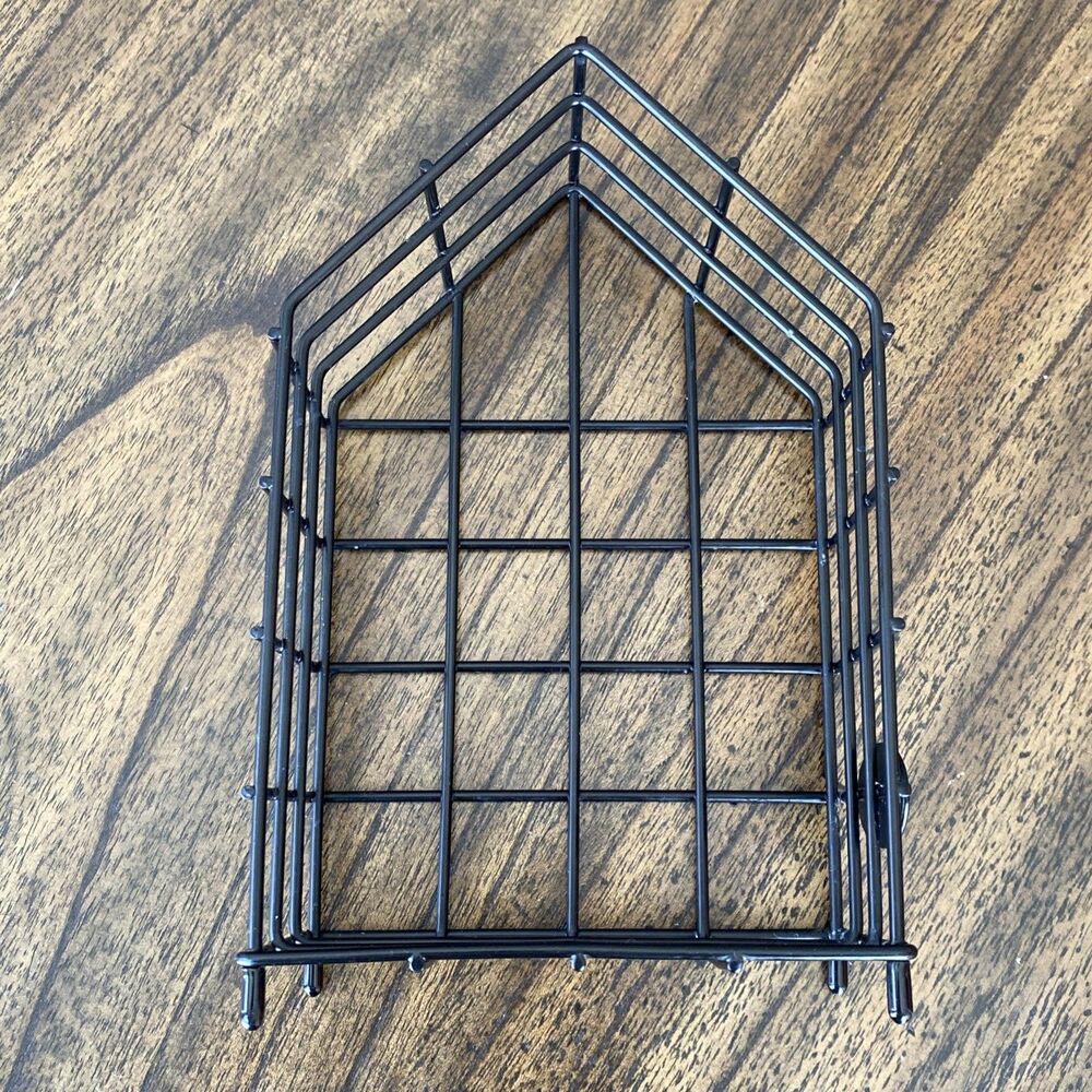 Norwex Wire House Counter Cloth Towel Holder Organizer Black Mesh Rack - Picture 6 of 6